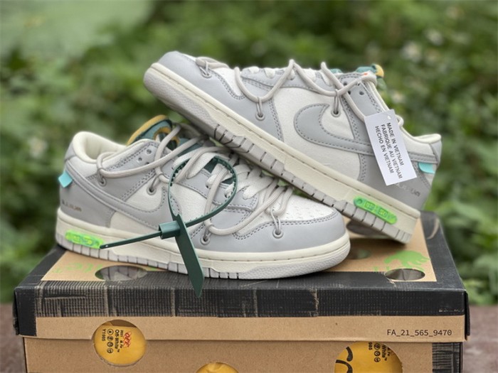 Authentic OFF-WHITE x Nike Dunk Low “The 50” DM1602 117