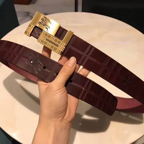 Super Perfect Quality Burberry Belts(100% Genuine Leather,steel buckle)-076