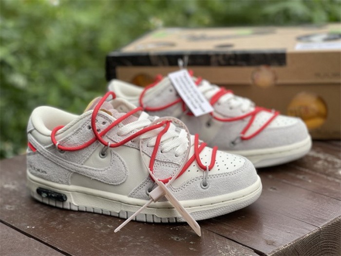 Authentic OFF-WHITE x Nike Dunk Low “The 50”DJ0950 118-001