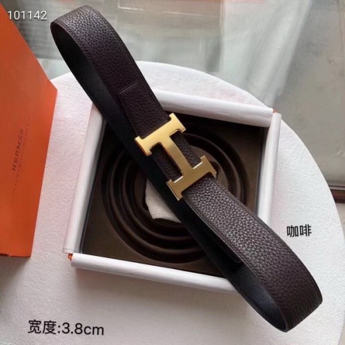 Super Perfect Quality Hermes Belts(100% Genuine Leather,Reversible Steel Buckle)-653