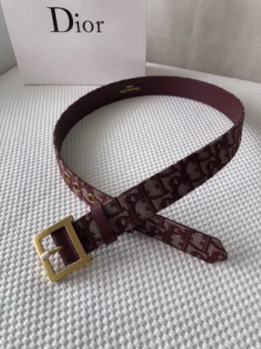 Super Perfect Quality Dior Belts(100% Genuine Leather,steel Buckle)-037