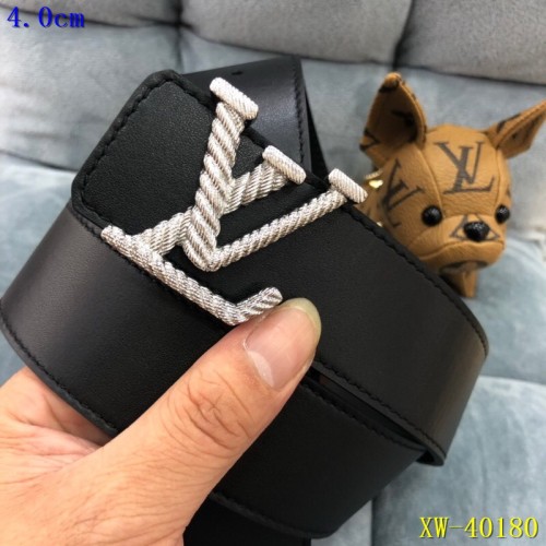 Super Perfect Quality LV Belts(100% Genuine Leather Steel Buckle)-1748