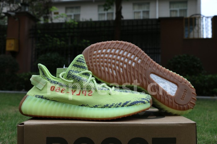 Authentic AD Yeezy 350 Boost V2  “Semi Frozen Yellow”