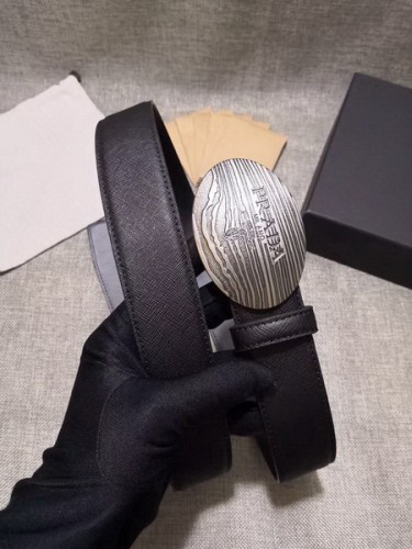 Super Perfect Quality Prada Belts(100% Genuine Leather,Reversible Steel Buckle)-005
