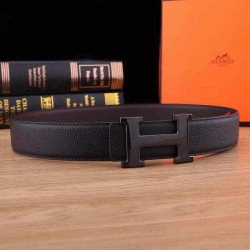 Super Perfect Quality Hermes Belts(100% Genuine Leather,Reversible Steel Buckle)-526