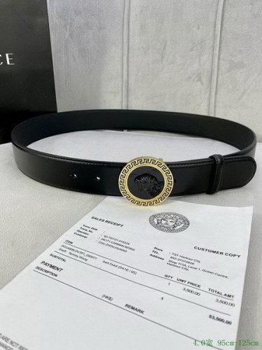 Super Perfect Quality Versace Belts(100% Genuine Leather,Steel Buckle)-553