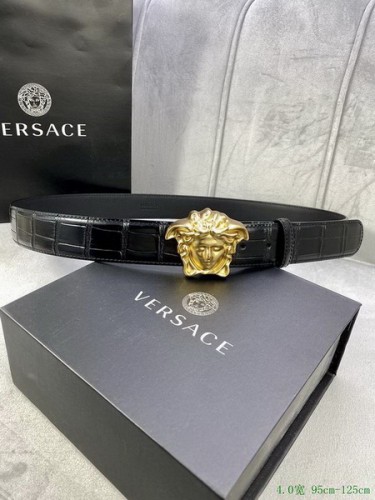 Super Perfect Quality Versace Belts(100% Genuine Leather,Steel Buckle)-540