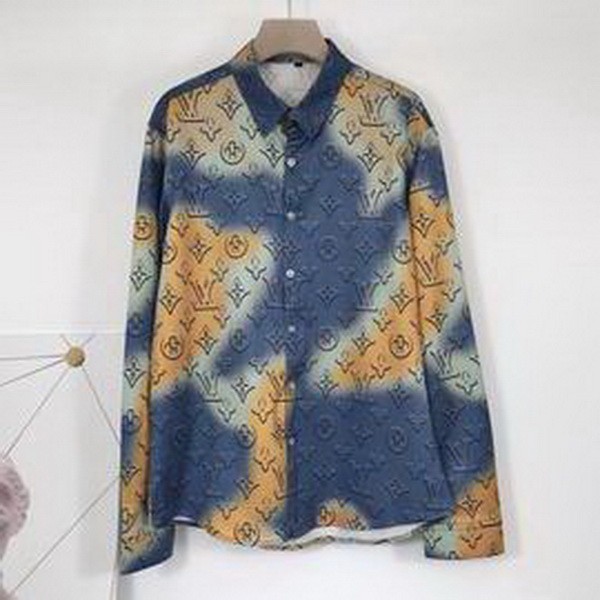 LV long sleeve shirt men-002(M-XXL)