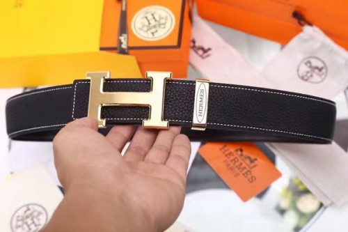 Super Perfect Quality Hermes Belts(100% Genuine Leather,Reversible Steel Buckle)-006