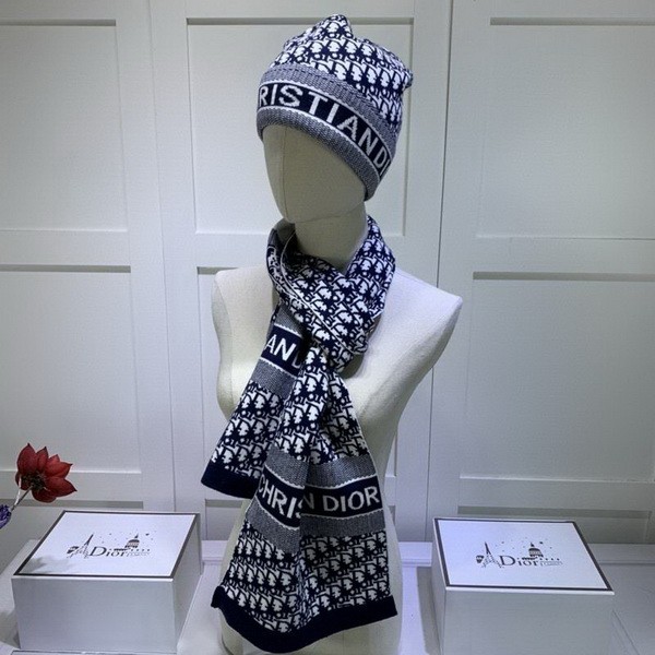 Dior Wool Cap Scarf AAA-097