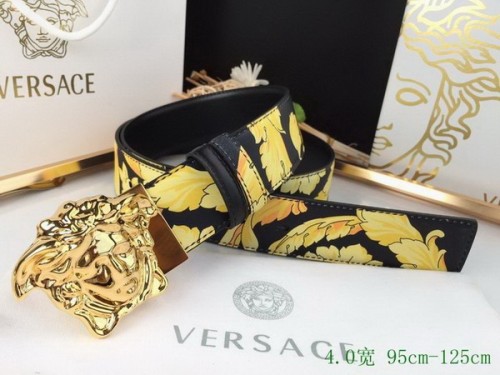 Super Perfect Quality Versace Belts(100% Genuine Leather,Steel Buckle)-464