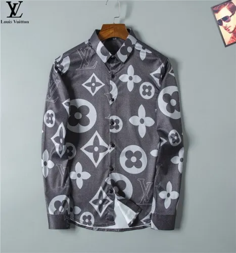 LV long sleeve shirt men-119(M-XXXL)