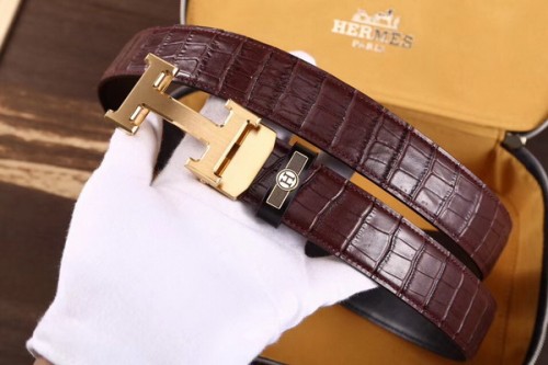 Super Perfect Quality Hermes Belts(100% Genuine Leather,Reversible Steel Buckle)-109