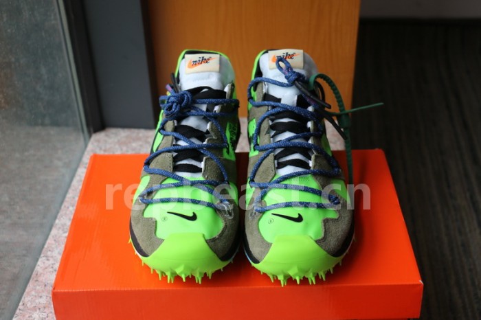 Authentic OFF-WHITE x Nike Zoom Terra Kiger 5 Green