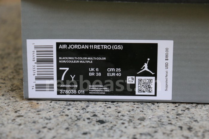 Authentic Air Jordan 11 “25th Anniversary”  GS