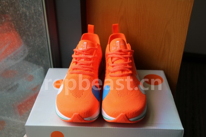 Authentic OFF White x Nike Zoom Fly Orange