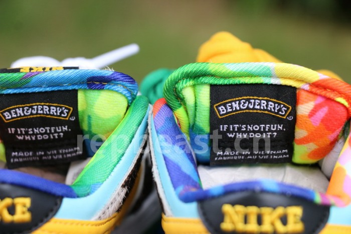 Authentic Ben & Jerry's x Nike SB Dunk Low Pro QS Kids shoes