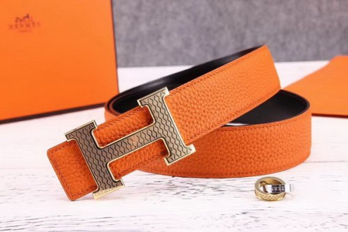 Super Perfect Quality Hermes Belts(100% Genuine Leather,Reversible Steel Buckle)-496