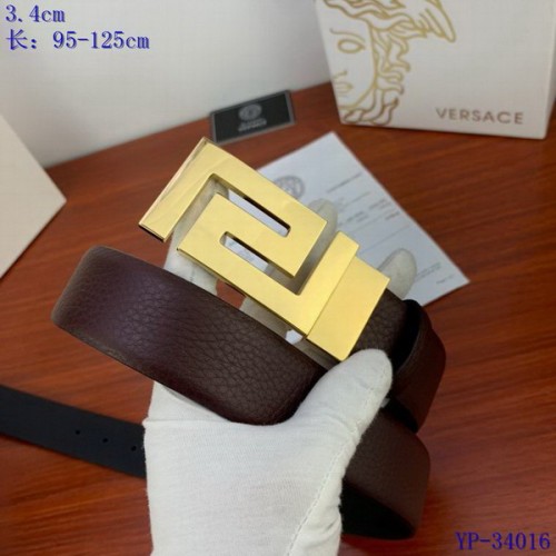 Super Perfect Quality Versace Belts(100% Genuine Leather,Steel Buckle)-577