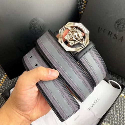 Super Perfect Quality Versace Belts(100% Genuine Leather,Steel Buckle)-710