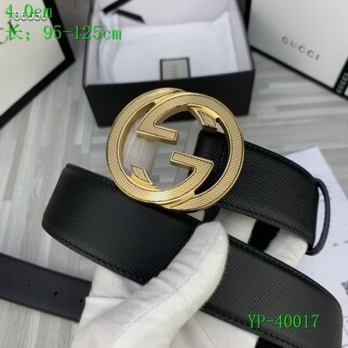 Super Perfect Quality G Belts(100% Genuine Leather,steel Buckle)-3989