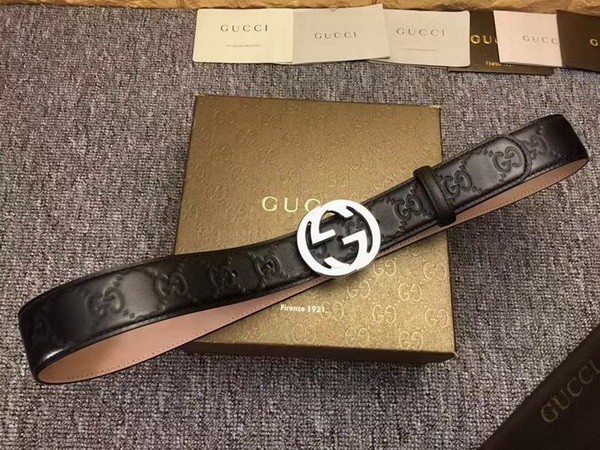 Super Perfect Quality G Belts(100% Genuine Leather,steel Buckle)-4375