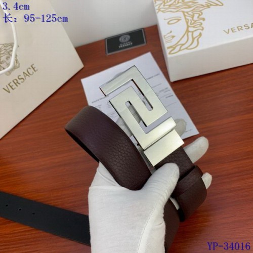 Super Perfect Quality Versace Belts(100% Genuine Leather,Steel Buckle)-576