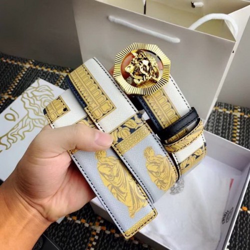 Super Perfect Quality Versace Belts(100% Genuine Leather,Steel Buckle)-701
