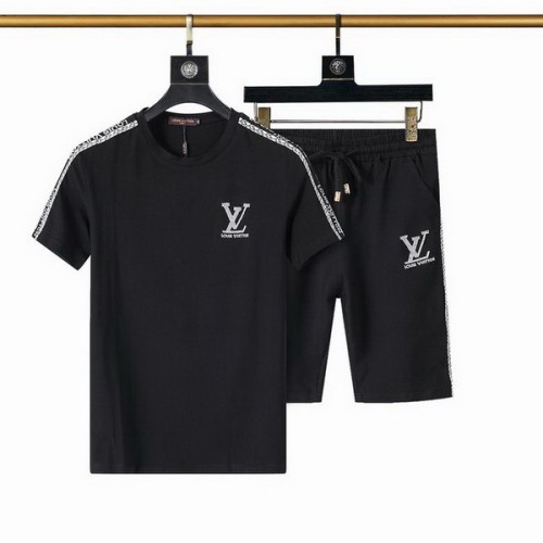 LV short sleeve men suit-119(M-XXXL)