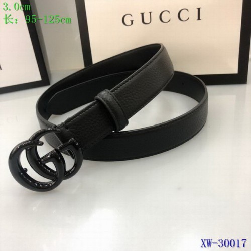 Super Perfect Quality G Belts(100% Genuine Leather,steel Buckle)-3401