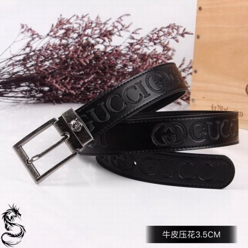 Super Perfect Quality G Belts(100% Genuine Leather,steel Buckle)-3576