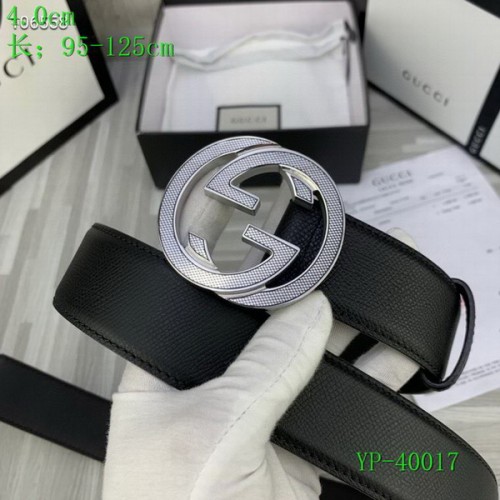 Super Perfect Quality G Belts(100% Genuine Leather,steel Buckle)-3988