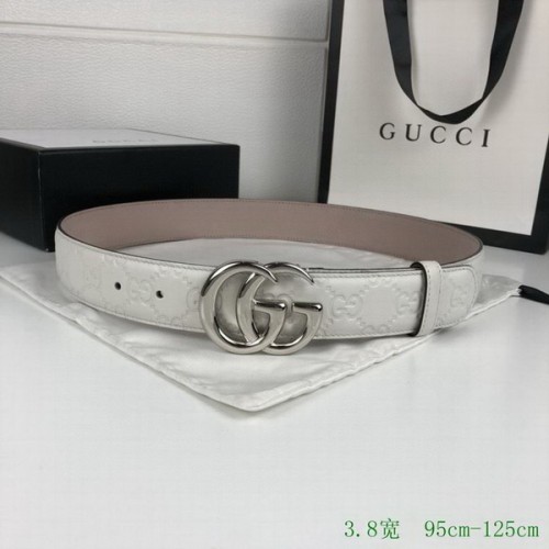 Super Perfect Quality G Belts(100% Genuine Leather,steel Buckle)-3692