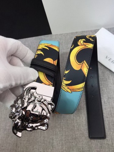 Super Perfect Quality Versace Belts(100% Genuine Leather,Steel Buckle)-718
