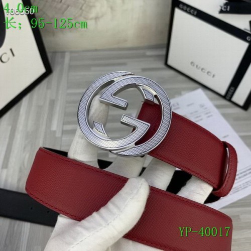 Super Perfect Quality G Belts(100% Genuine Leather,steel Buckle)-3987