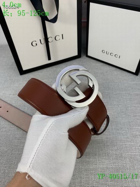 Super Perfect Quality G Belts(100% Genuine Leather,steel Buckle)-3981