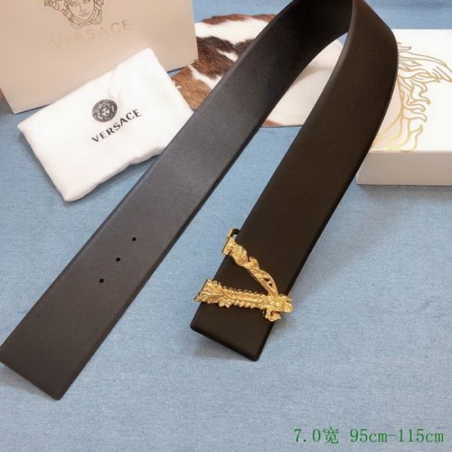 Super Perfect Quality Versace Belts(100% Genuine Leather,Steel Buckle)-785