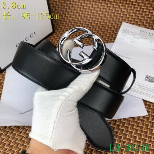 Super Perfect Quality G Belts(100% Genuine Leather,steel Buckle)-3954