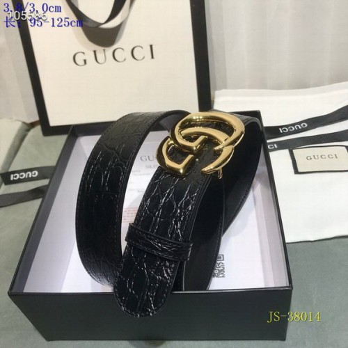Super Perfect Quality G Belts(100% Genuine Leather,steel Buckle)-3139