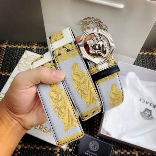 Super Perfect Quality Versace Belts(100% Genuine Leather,Steel Buckle)-703
