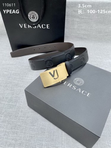 Super Perfect Quality Versace Belts(100% Genuine Leather,Steel Buckle)-598