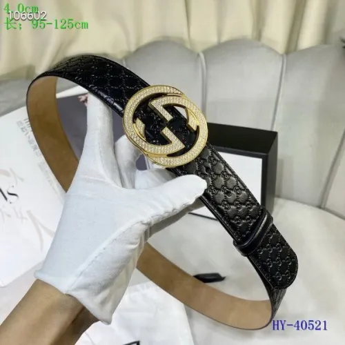 Super Perfect Quality G Belts(100% Genuine Leather,steel Buckle)-3974