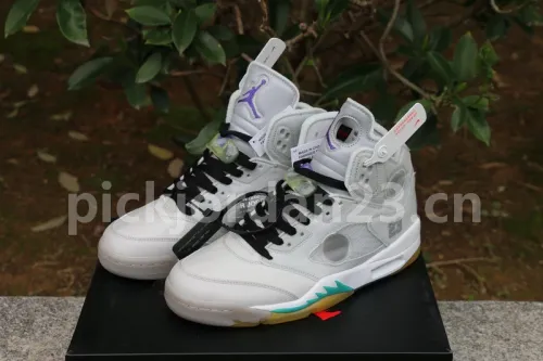 Authentic OFF-WHITE x Air Jordan 5 New