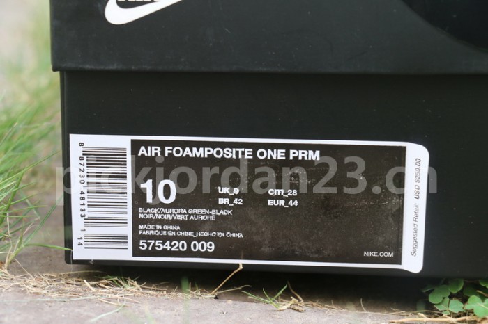 Authentic Air Foamposite PRM Abalone