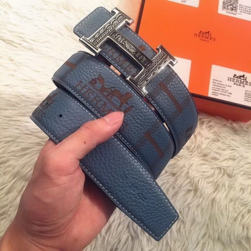 Super Perfect Quality Hermes Belts(100% Genuine Leather,Reversible Steel Buckle)-363