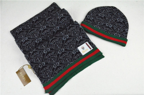 G Wool Cap Scarf AAA-040