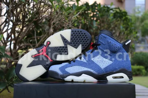 Authentic Air Jordan 6 “Washed Denim” GS
