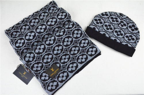 LV Wool Cap Scarf AAA-024