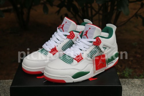 Authentic Air Jordan 4 x G White