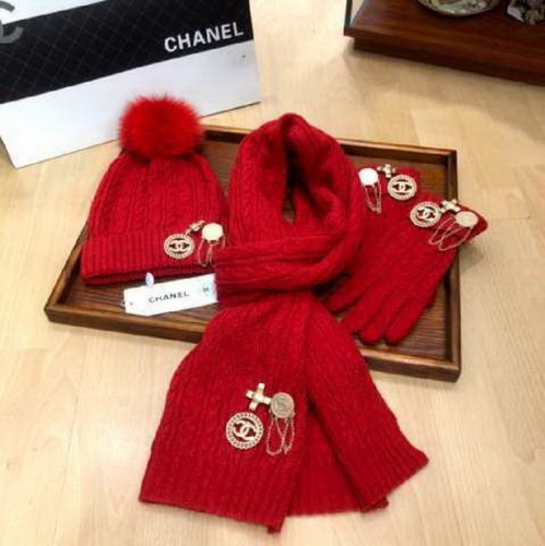 CHAL Wool Cap Scarf AAA-107